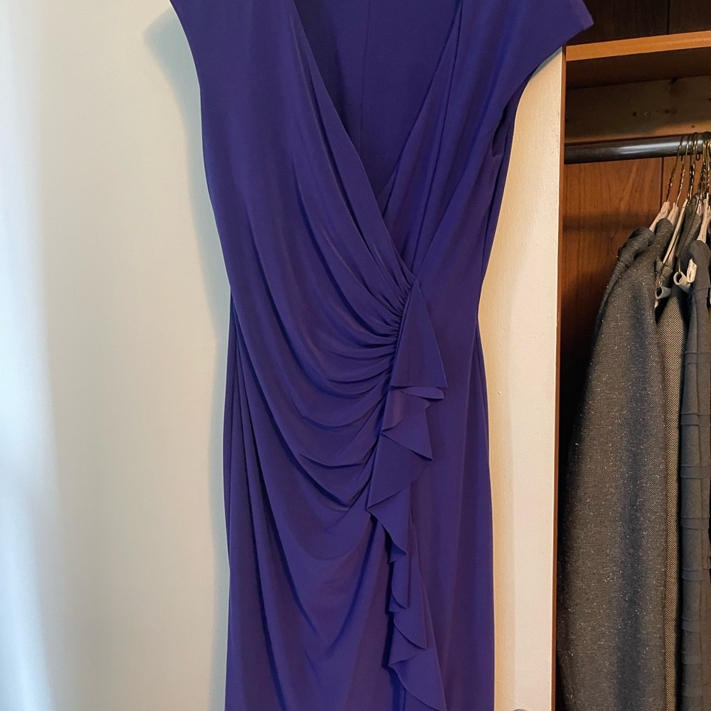 American Living Asymmetrical Purple Dress